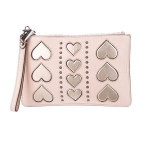 NWT Rebecca Minkoff Wristlet Pouch with Hearts